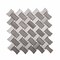 Apollo Tile Sample of Dog Bone Beige Basket Weave 11"x11" Marble Mosaic Tile APLSV99B24EC39 Sample - alternate 3